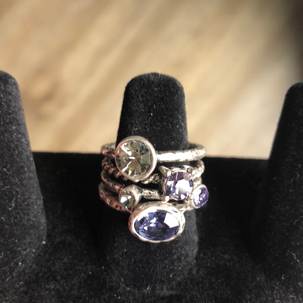 Purple Stackable Ring - image 1
